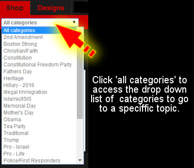 access all categories