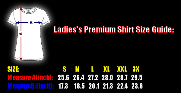ladies shirt sizes?